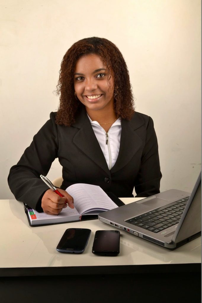 woman, black, businesswoman